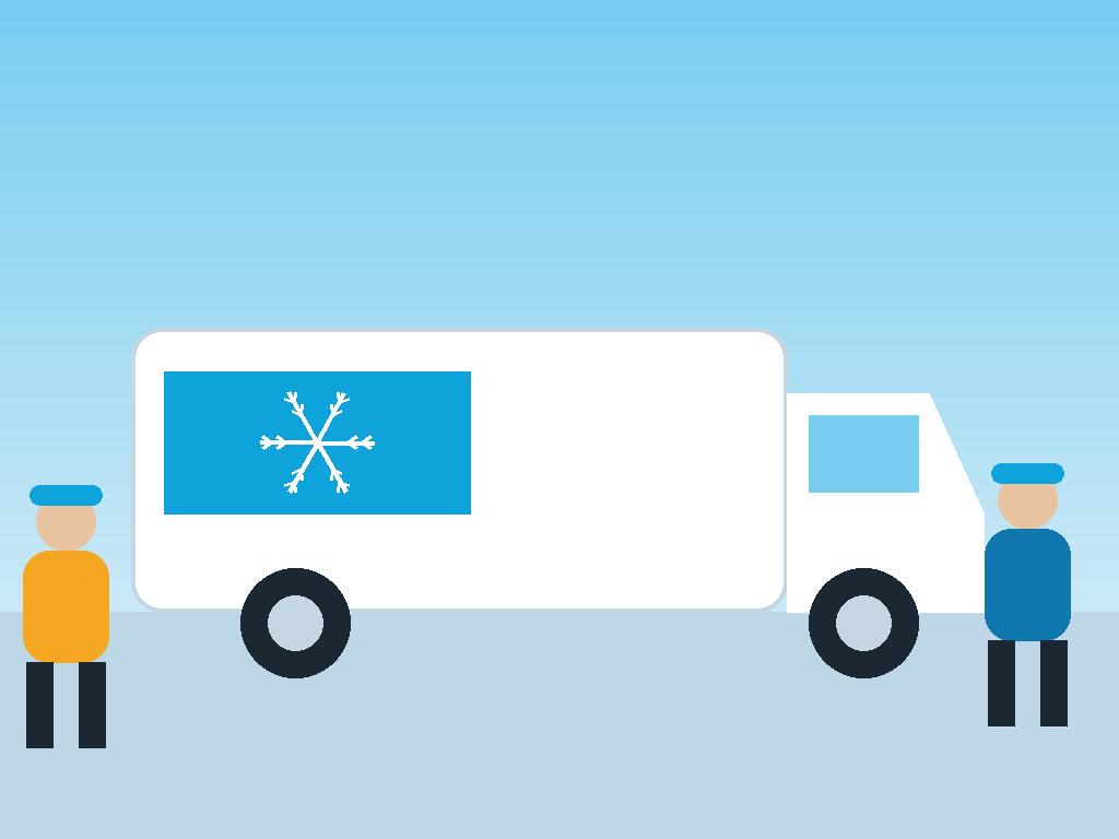 ChillPoint service crew loading equipment into a company van